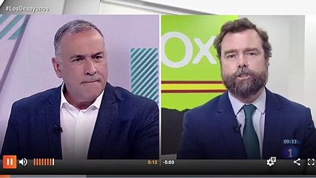 Espinosa de los Monteros (VOX) contra un tertuliano de Fortes (TVE): «¡Necesita tratamiento psiquiátrico!»