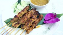 How To Make Malaysian Chicken Satay, Grilled Chicken Skewers Recipe