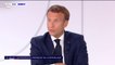 Emmanuel Macron: "Pour ce 14-Juillet, nos armées ont accepté d'offrir la vedette aux soignants"