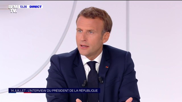 Emmanuel Macron: On était en train de gagner la bataille contre le chômage de masse