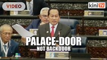 Ahmad Maslan- PN is palace-door govt, not 'backdoor'