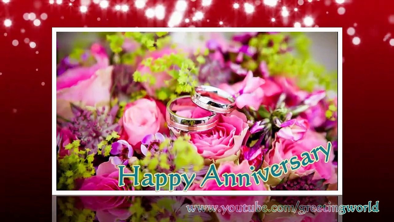 Happy Wedding Anniversary Greetings Video, E Card, | Anniversary Shayari