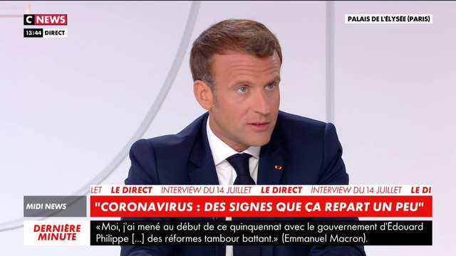 « Je souhaite que dans les prochaines semaines on rende obligatoire le masque dans tous les lieux publics clos », annonce Emmanuel Macron