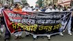 BJP protest over MLA death, Buses vandalised,roads blocked