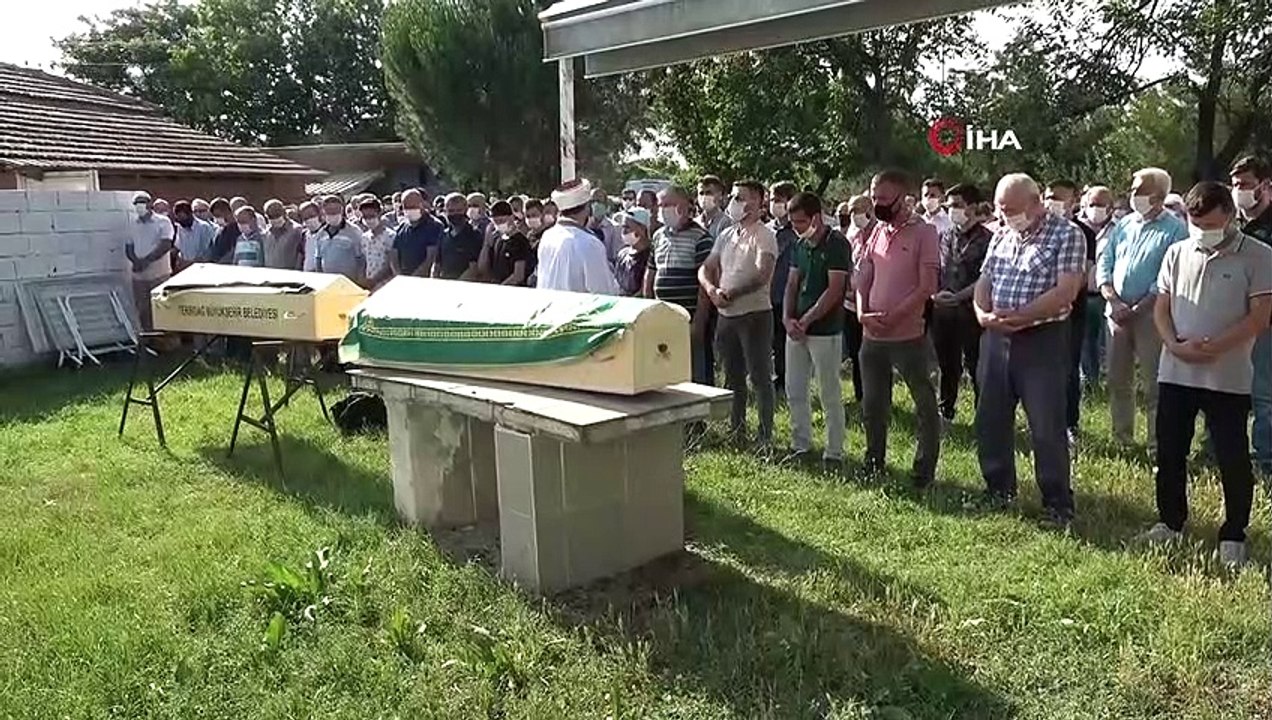 Aynı yerde boğulan iki arkadaş aynı yerde defnedildi