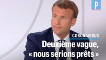 Macron :  «Nous serons prêts »,  en cas de de deuxième vague de coronavirus
