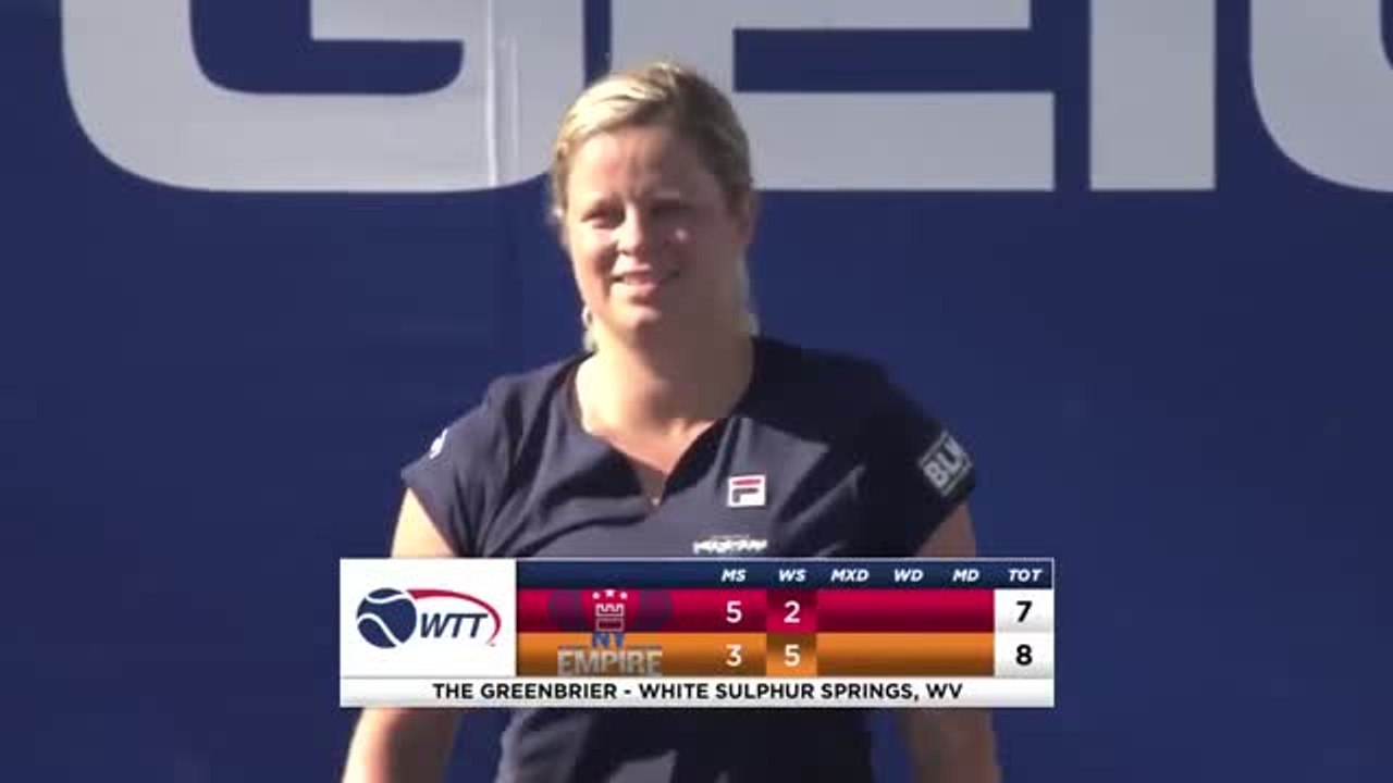 Kim Clijsters décroche sa première victoire dep...