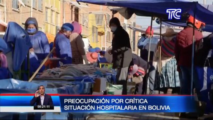 Preocupación por crítica situación hospitalaria por covid-19 en Bolivia
