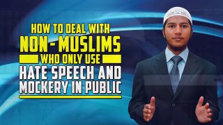 How to Deal with Non-Muslims who only use Hate Speech and Mockery in Public – Fariq Naik Live Q&A by Fariq Naik