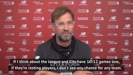 Download Video: FOOTBALL: Premier League: Klopp pleased City can play Champions League