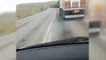 Ambulansa yol vermeyen kamyon sürücüsüne ceza