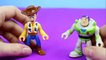 Imaginext Alpha Explorer helps Toy Story Buzz Lightyear & Woody gets eaten by Clayface
