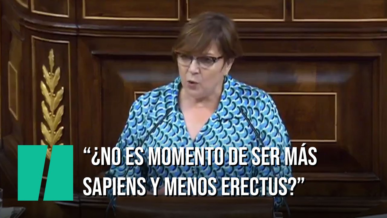 Helena Caballero (PSOE): "Señorías de Vox, ¿no les parece que ya es el momento de ser un poquito más sapiens y un poquito menos erectus?"