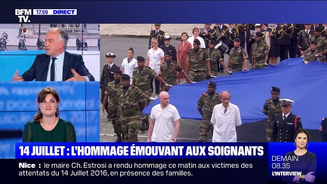 Story 6 : L'hommage émouvant aux soignants - 14/07