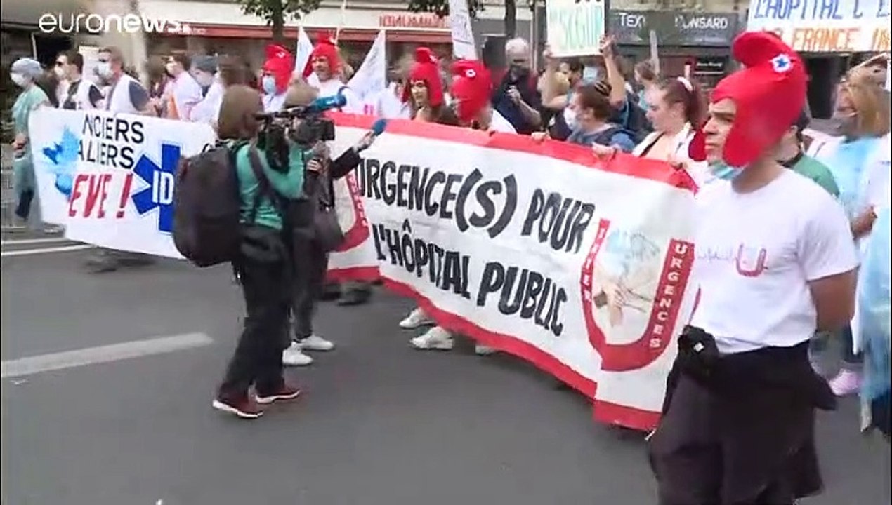 14 juillet : les personnels soignants insatisfaits du Ségur de la santé ont manifesté ce mardi