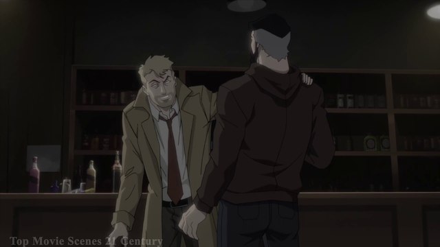 Justice League Dark: Apokolips War (2020) Superman Meets John Constantine Scene [Pub Fight] [4K]