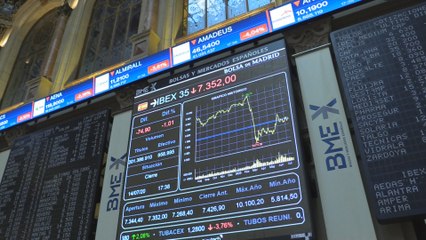 El Ibex 35 pierde los 7.400 puntos tras caer un 1,01 %