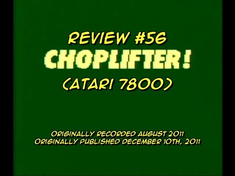 Review 56 - Choplifter (Atari 7800)