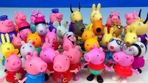 MEGA COLECCIÓN DE PERSONAJES Y TRANSPORTE DE PEPPA WUTZ TREN DEL AUTOBÚS MINI CARRO DE HELICÓPTEROS