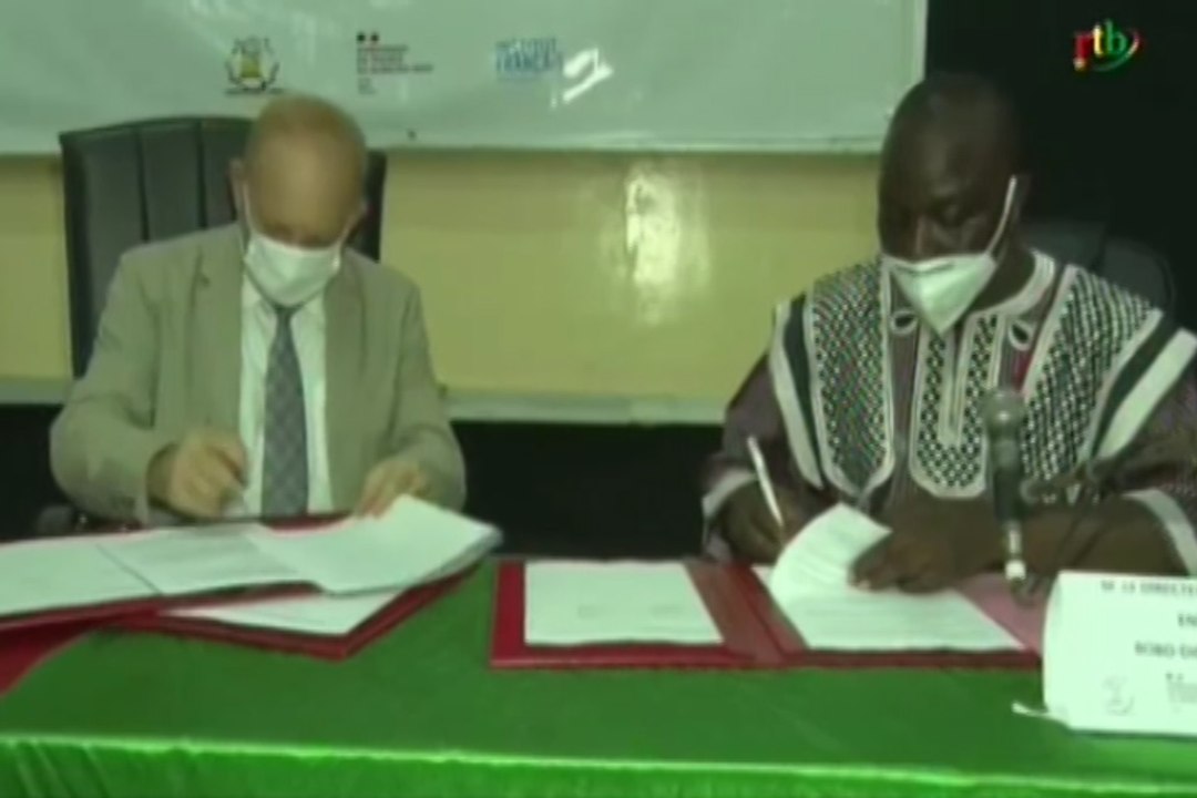 RTB/Signature de partenariat 2020 entre L’ENEP de bobo-dioulasso et l’ambassade de France au Burkina