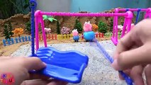 Peppa Pig familia diversión al aire libre juegos infantiles juguetes para niños