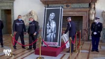 L'Italie restitue à la France une oeuvre de Banksy peinte sur le Bataclan puis volée
