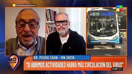 Dr. Pedro Cahn: "Tenemos que evitar la saturación del sistema de salud"