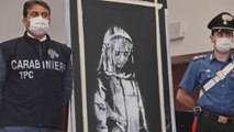 El homenaje de Banksy a las víctimas de los atentados de París vuelve a Francia