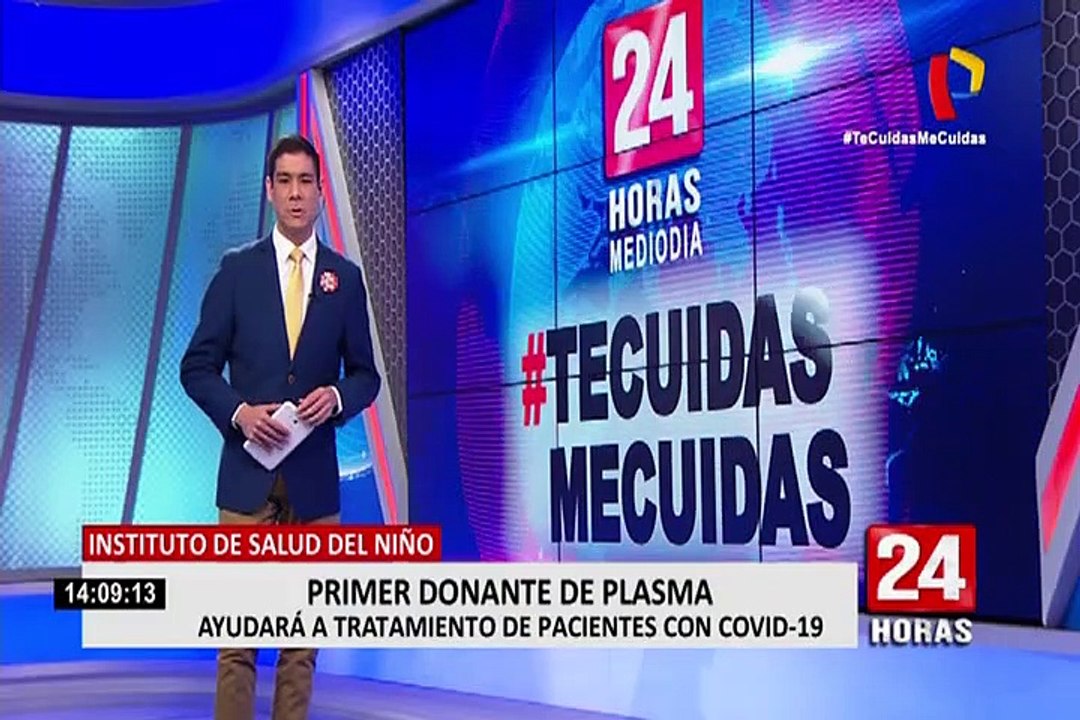 Doctor es el primer donante de plasma para ayudar en tratamiento de pacientes con COVID-19