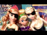 Tinker Bell with Pirate Elsa and Pirate Anna Play Doh Disney Frozen Dolls   Fairy Tinkerbell DVD