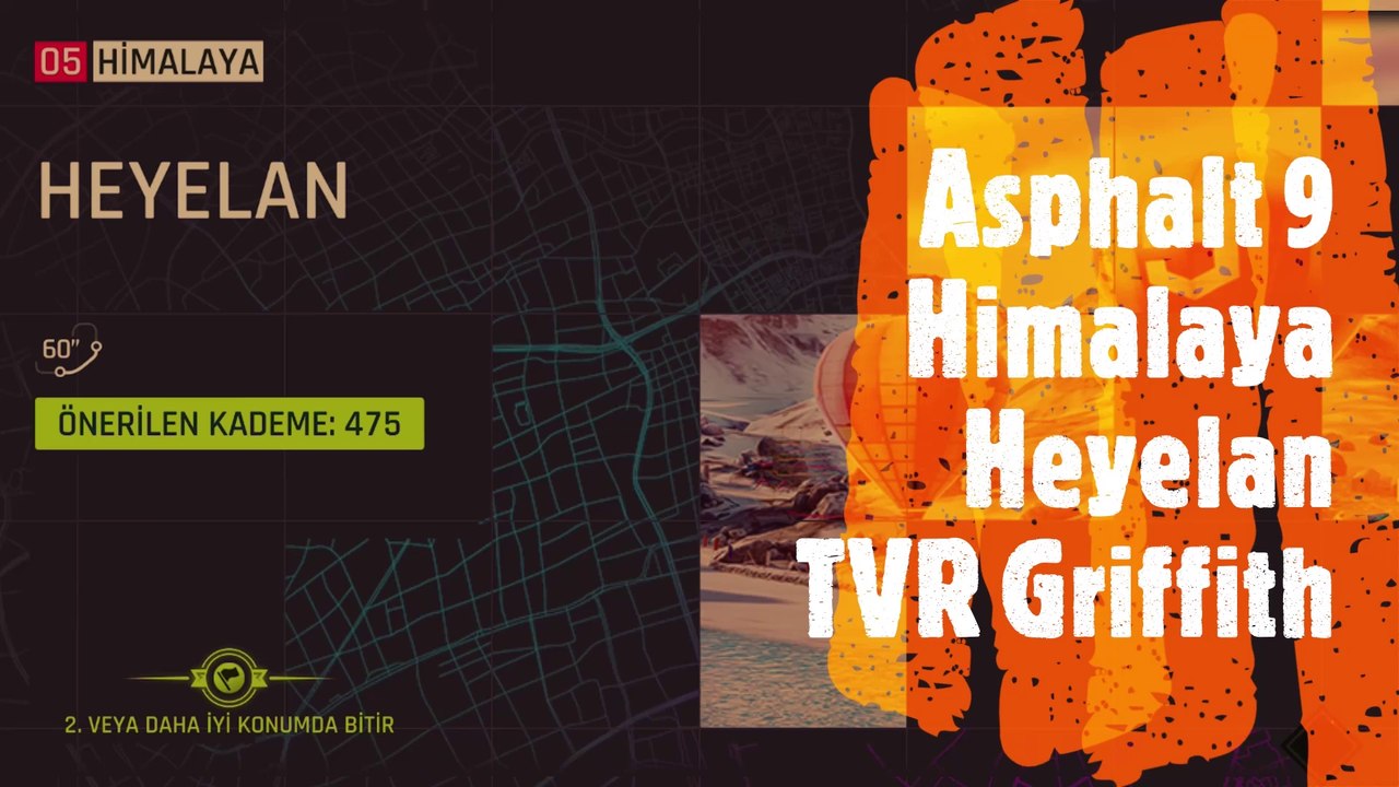 Asphalt 9 Himalaya Heyelan TVR Griffith