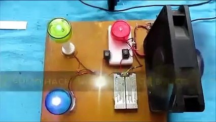 COMO HACER UN GENERADO  ÉOLICO  CASERO EN MINIATURA.