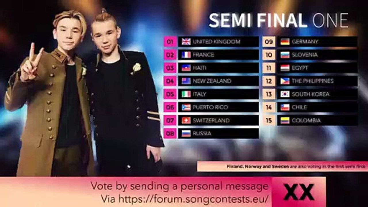 Olympiad Song Contest #52 [Semi Final 01]