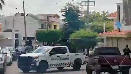 Realizan operativo policiaco y militar al norte de Culiacán