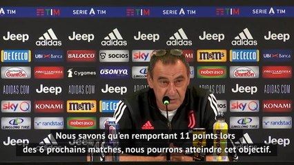33e j. - Sarri : "Le Scudetto n'est pas encore gagné"
