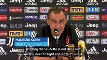 Scudetto not won yet for Juventus - Sarri