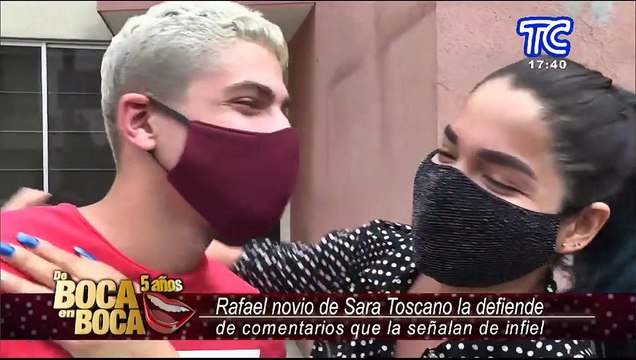 Novio de Sara Toscano responde ante comentarios de supuesta infidelidad por parte de ella