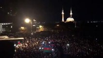 Azerbaycan'da Türkiye sloganları atıldı