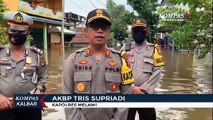 Personel Polres Melawi Salurkan Bantuan untuk Korban Banjir