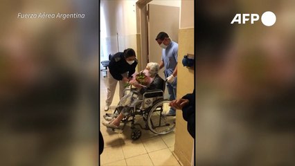 Mujer de 101 años supera la covid-19 y sale de alta en Argentina