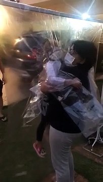 Grandparents Create Hug Glove to Hold Grandchildren Again