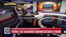 Fútbol: Los jugadores quieren sacarse el óxido