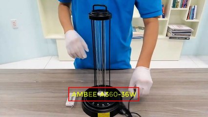 Hướng dẫn sử dụng đèn tia cực tím diệt khuẩn AMBEE-A360-38W