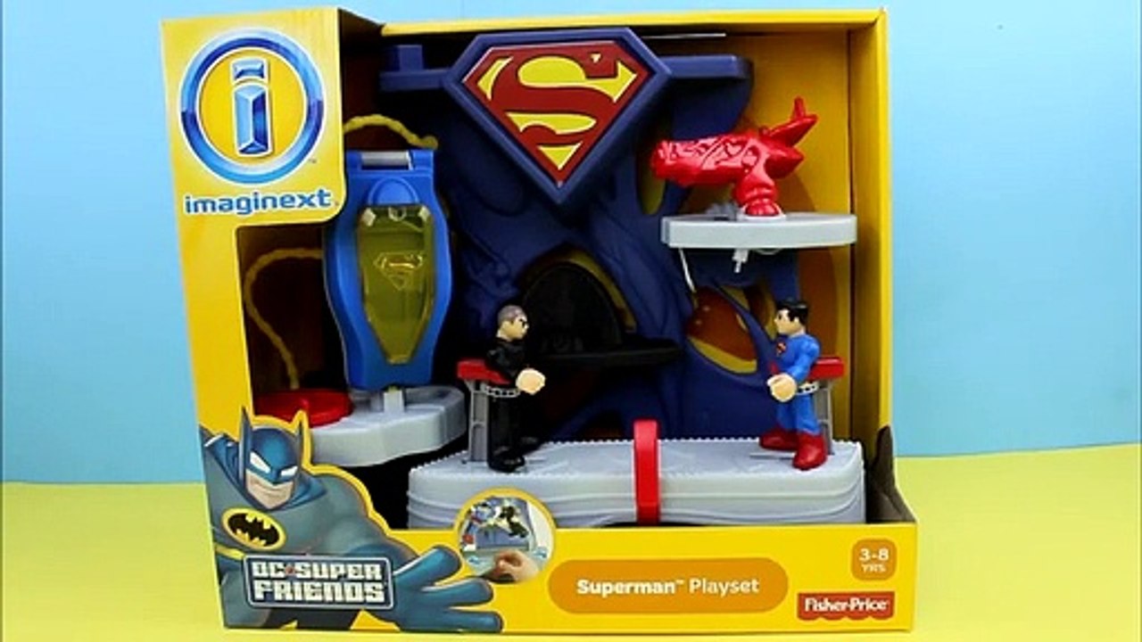 Imaginext Superman Playset DC Super Friends Fisher Price video