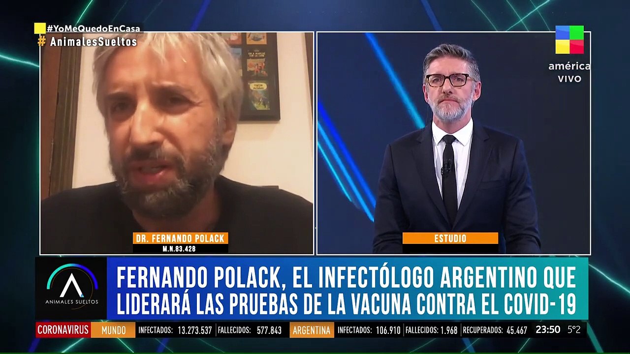 Fernando Polack: "No va haber vacunas para todos al principio"