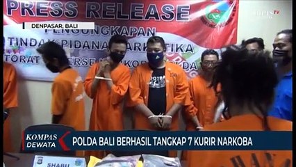 7 Kurir Narkoba Ditangkap Selama Awal Juli 2020