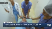Enfermeras bilingües hacen 'doble trabajo' durante COVID-19