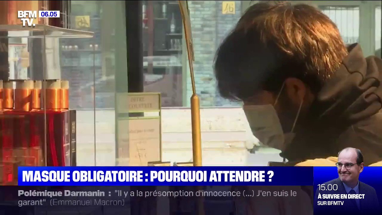 Pourquoi attendre pour rendre le masque obligatoire dans les lieux publics clos ?