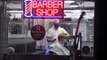 Ross Carter Barber Shop in Laurieston opened at 12.00am July 15 to start the first professional haircuts of lockdown easing in Scotland