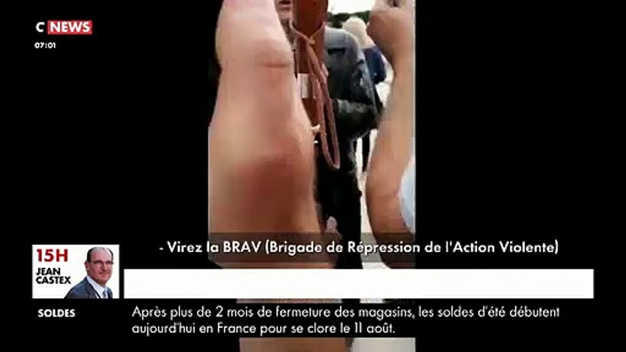 Regardez les images du Président Emmanuel Macron et son épouse interpellés par des Gilets Jaunes alors qu'ils se promenaient dans le jardin des Tuileries à Paris